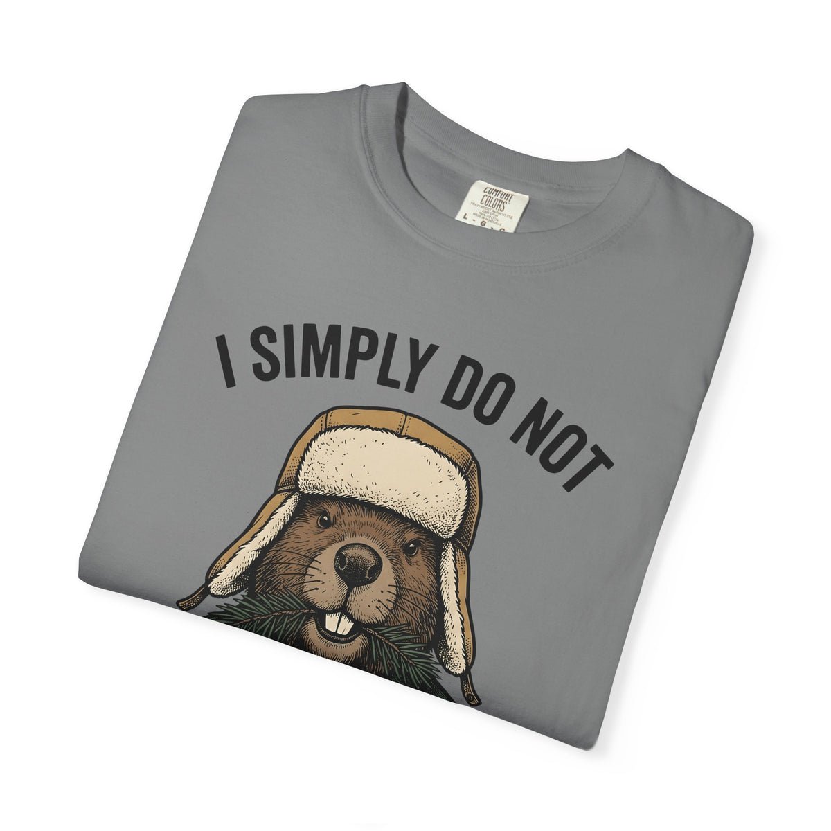 Beaver Woodsman T-Shirt Funny Wildlife Gift Women Comic T-Shirt Beaver T-Shirt Humor Fan Cartoon T-Shirt Animal Graphic Retro Checkered T-Shirt