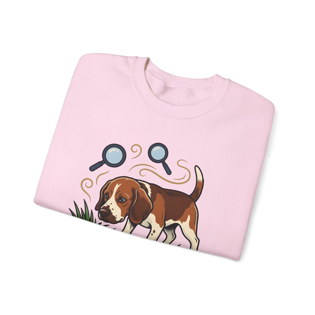 Beagle Pet Sweatshirt Dog Comedy Gift Women Animated Sweatshirt Hound Sweatshirt Dog Fan Cartoon Sweatshirt Humor Graphic Classic Loupe Sweatshirt