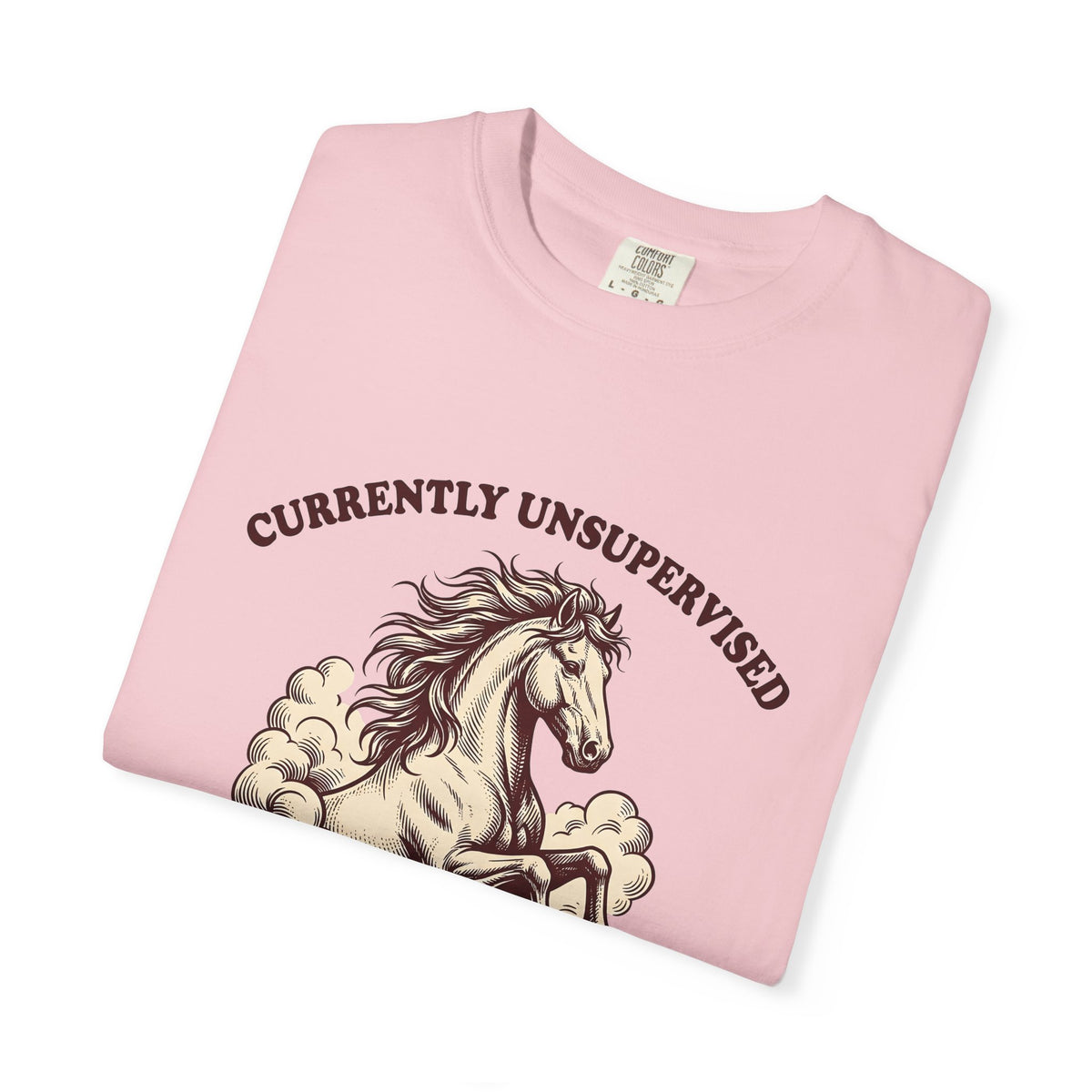 Horse Illustration T-Shirt Cowgirl Wildlife Gift Women Retro T-Shirt Equine T-Shirt Cowboy Fan Rodeo T-Shirt Wildlife Graphic Country Sky T-Shirt