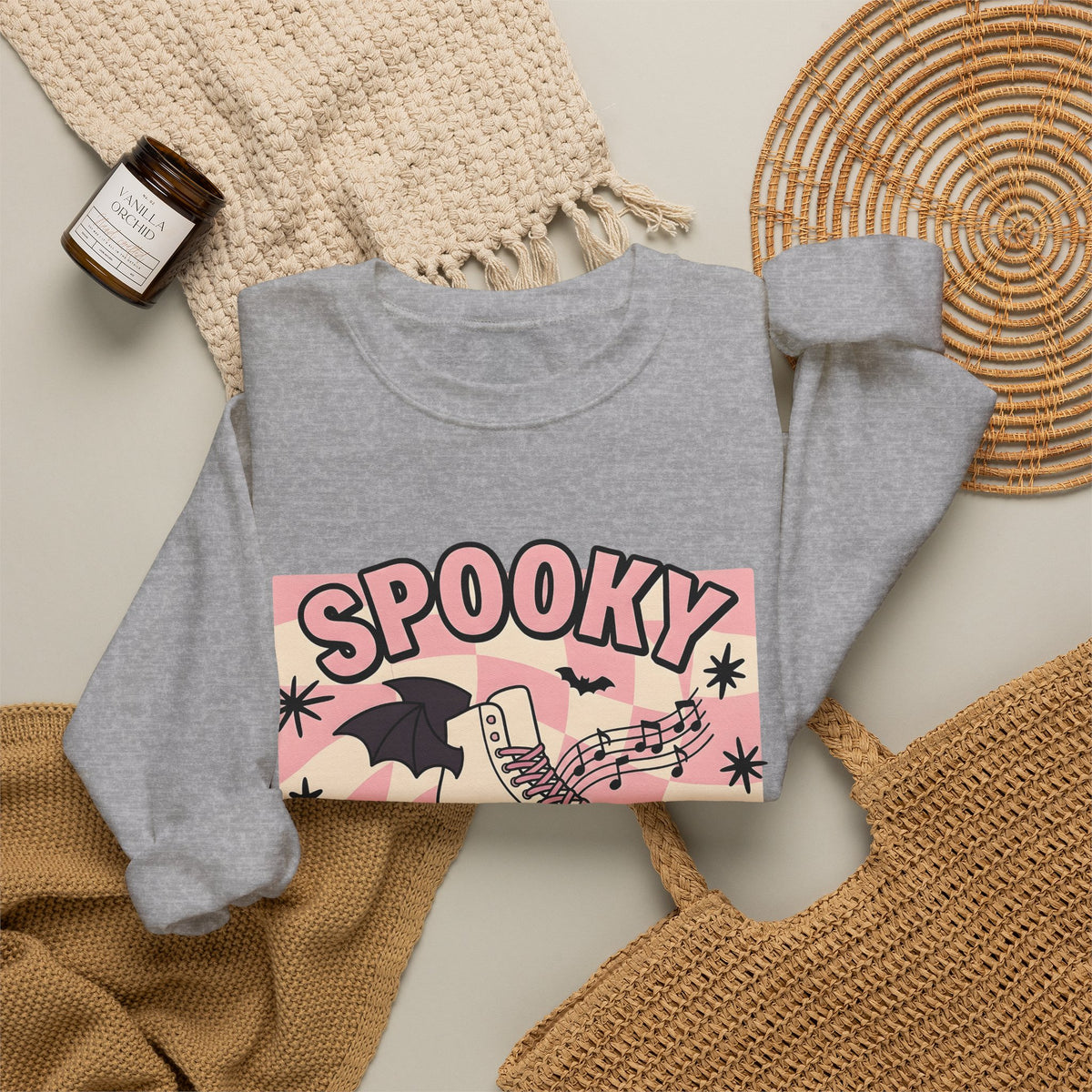 Roller Skate Bat Sweatshirt Halloween Sports Gift Women Line Art Sweatshirt Roller Derby Sweatshirt Horror Fan Skate Graphic Athlete