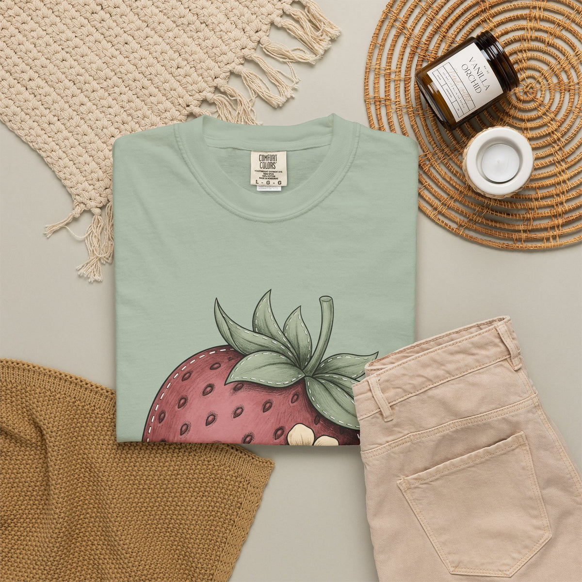Strawberry Design T-Shirt Moms Harvest Gift Women Garden T-Shirt Fruit T-Sh