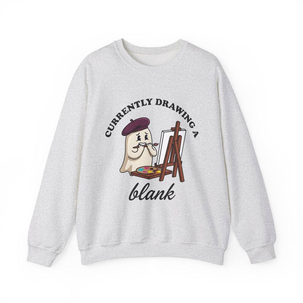 Apparition Illustrator Funny Gift Cartoon Ghost Artist Humor Fan Comic Visual Sweatshirt