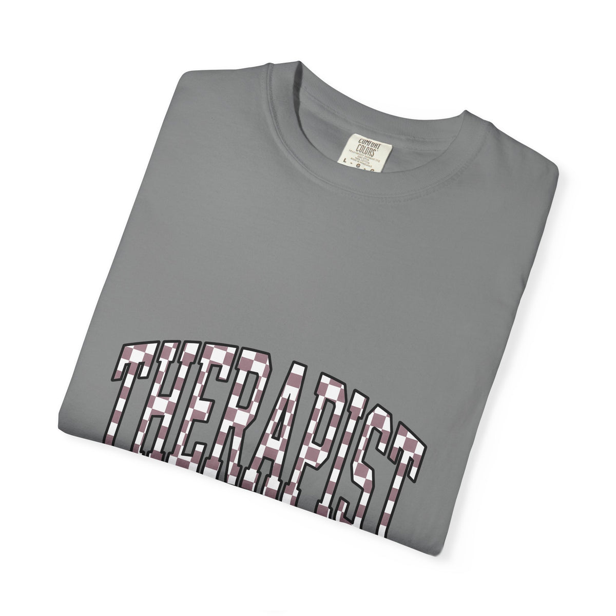 Therapist Phrase T-Shirt Therapist Self Care Gift Women Pop Art T-Shirt Counselor T-Shirt Mental Health Professional Enthusiast Retro T-Shirt