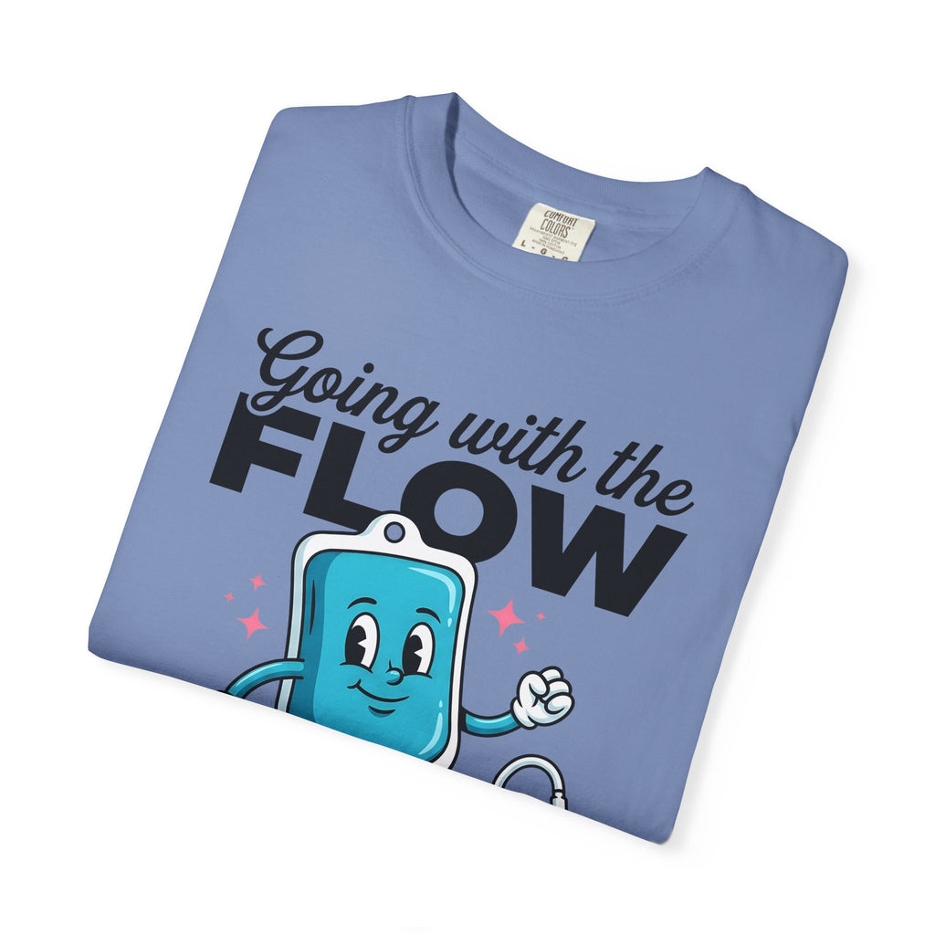 Cartoon Iv T-Shirt T-Shirt Nurses Medical Gift Women Cute T-Shirt Iv T-Shirt T-Shirt Nurse Enthusiast Kawaii T-Shirt Healthcare Graphic Retro Roller Skates