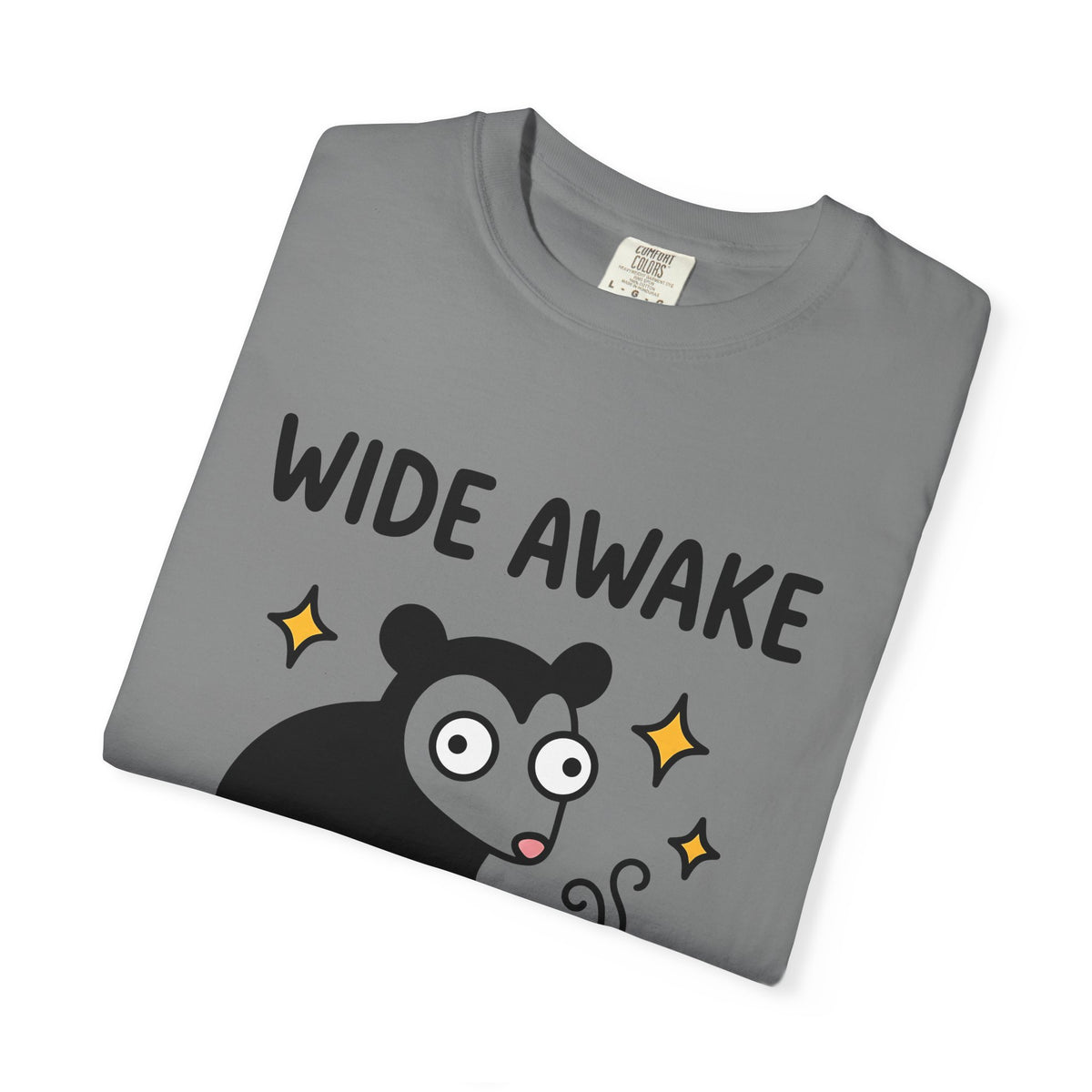Opossum Espresso T-Shirt Coffee Pet Gift Women Illustration T-Shirt Espresso T-Shirt Coffee Fan Animal Graphic Cat Design Line Art Twinkles T-Shirt