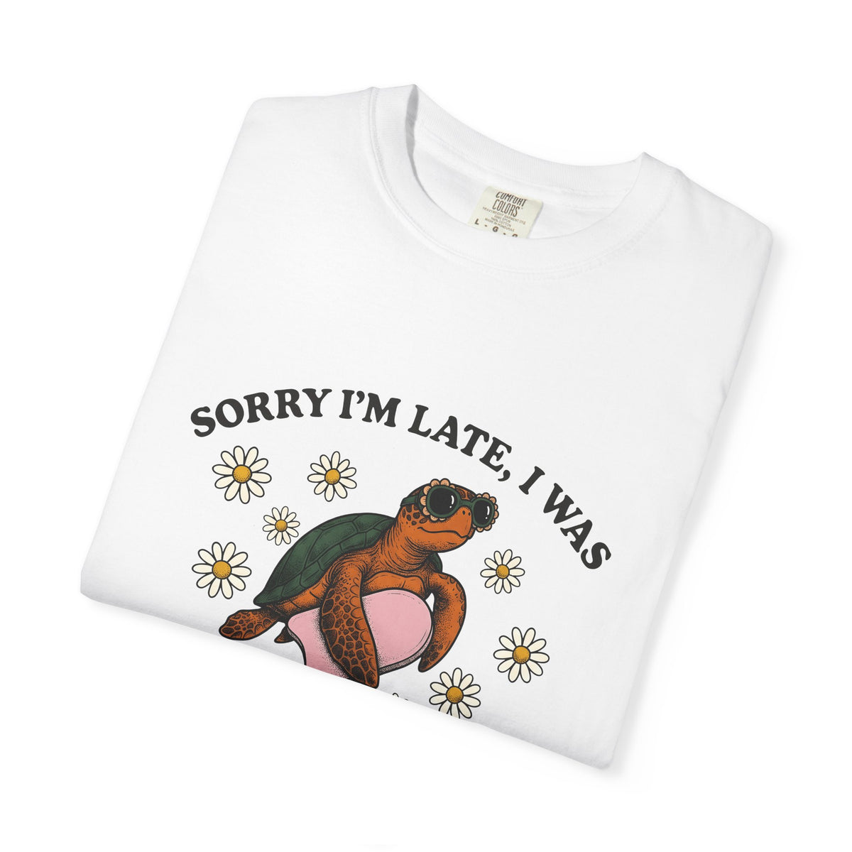 Turtle Swimming Ring T-Shirt Sports & Activities Holiday Gift Women Nostalgic T-Shirt Inflatable Ring T-Shirt Athlete Fan Retro T-Shirt Vacation