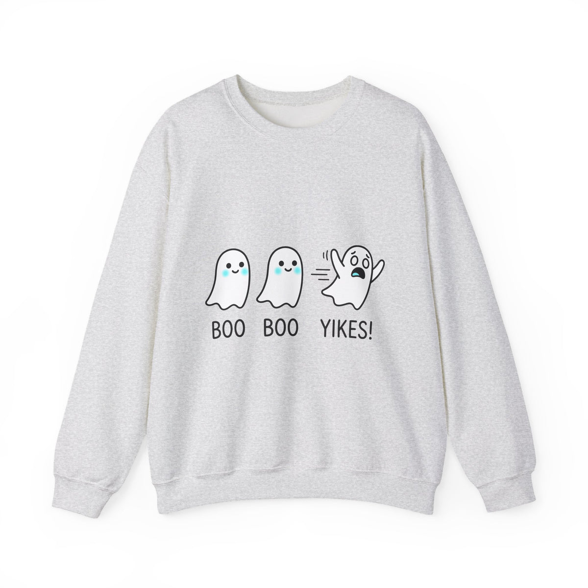 Sweet Ghost Pack Sweatshirt Funny Halloween Party Gift Women Chibi Sweatshirt Ghostly Spirits Sweatshirt Humor Fan Cartoon Sweatshirt Spooky Graphic Halloween
