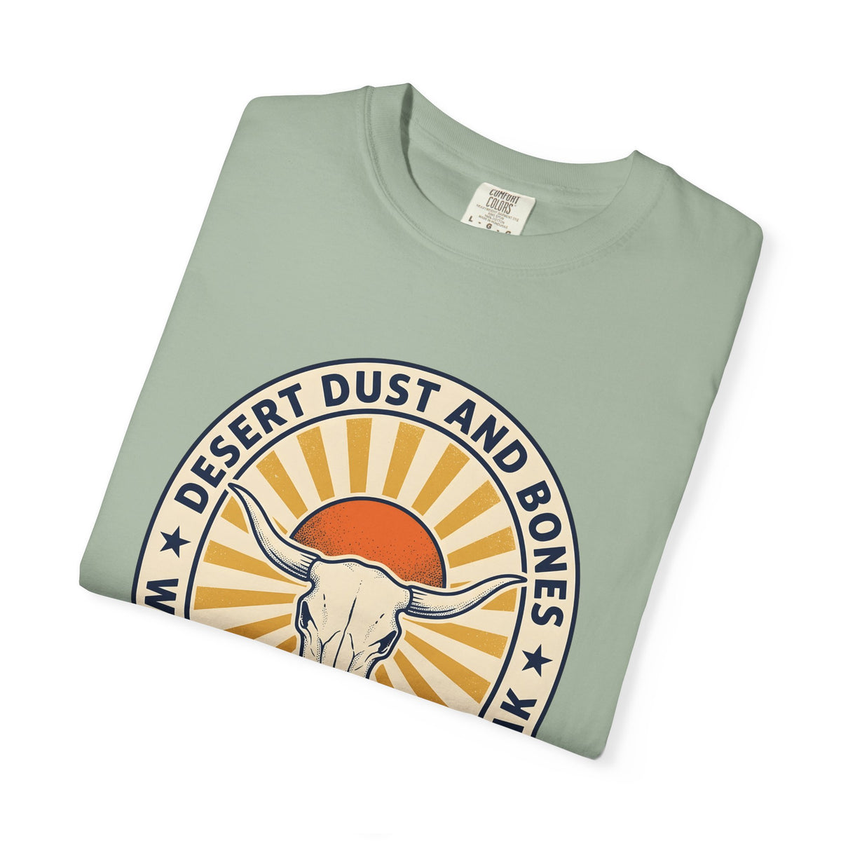 Steer Skull Cowgirl Hippie Gift Retro Bull Skull Cowboy Fan Vintage Bohemian Rustic Dusk T-Shirt