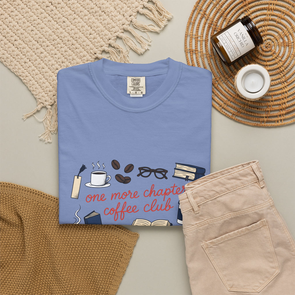 Coffee Books T-Shirt Coffee Bookworm Gift Women Hand Drawn T-Shirt Book T-Shirt Coffee Fan Illustrated T-Shirt Reader Graphic Vintage Eyeglasses