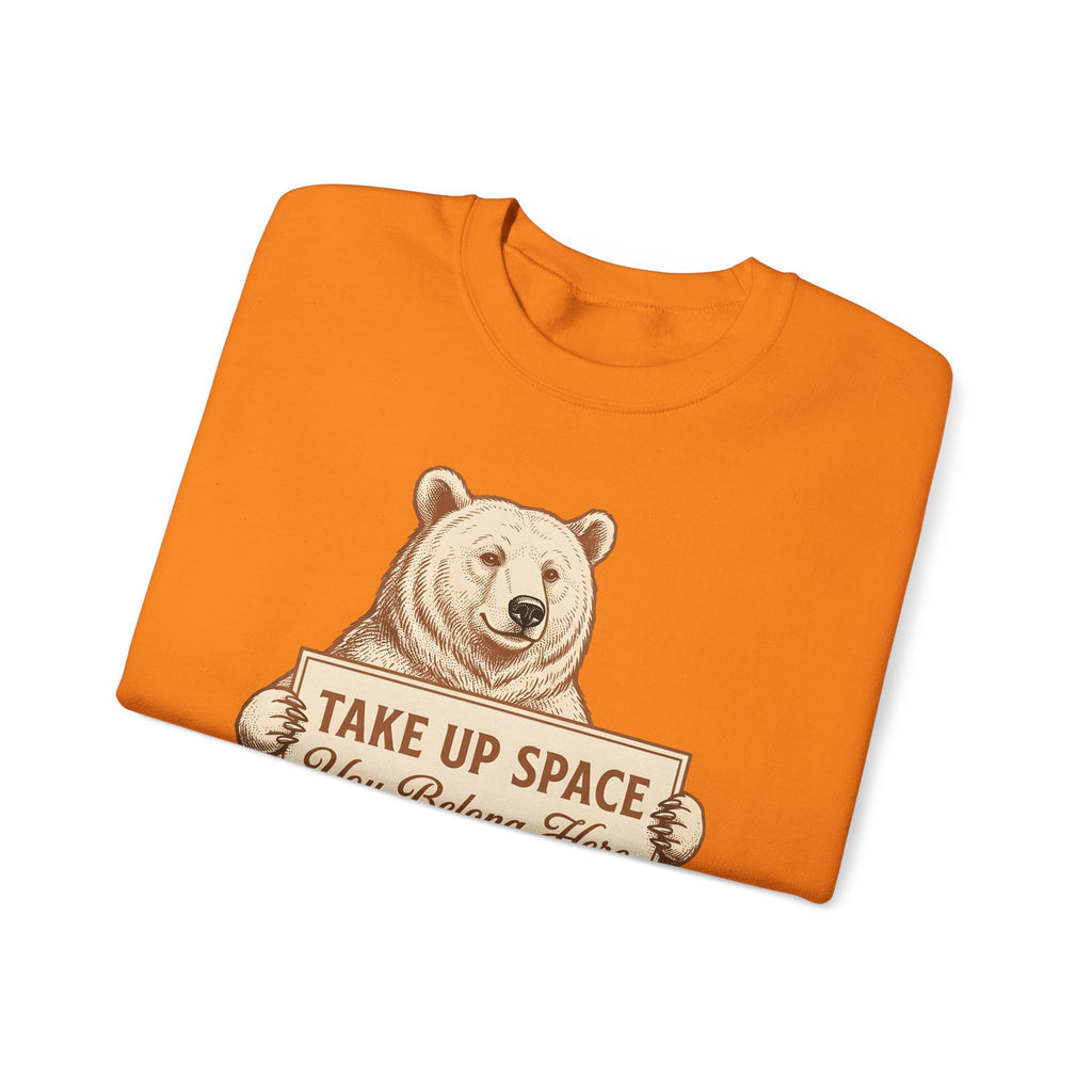 Bear Bear Animal Gift Vintage Grizzly Bear Fan Ursine Wildlife Hand Drawn Sign Sweatshirt