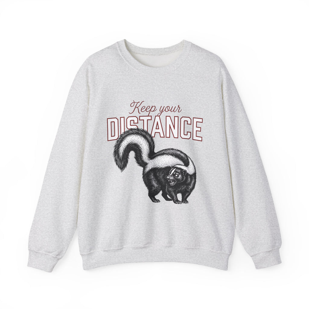 Skunk Illustration Sweatshirt Animal Joke Gift Women Sketch Sweatshirt Stink Sweatshirt Animal Fan Drawing Graphic Retro Bushy Tail Sweatshirt