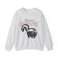 Skunk Illustration Sweatshirt Animal Joke Gift Women Sketch Sweatshirt Stink Sweatshirt Animal Fan Drawing Graphic Retro Bushy Tail Sweatshirt