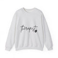Therapist Word Art Sweatshirt Therapist Wellness Gift Women Minimalist Sweatshirt Counseling Typography Sweatshirt Mental Health Enthusiast Simple Sweatshirt