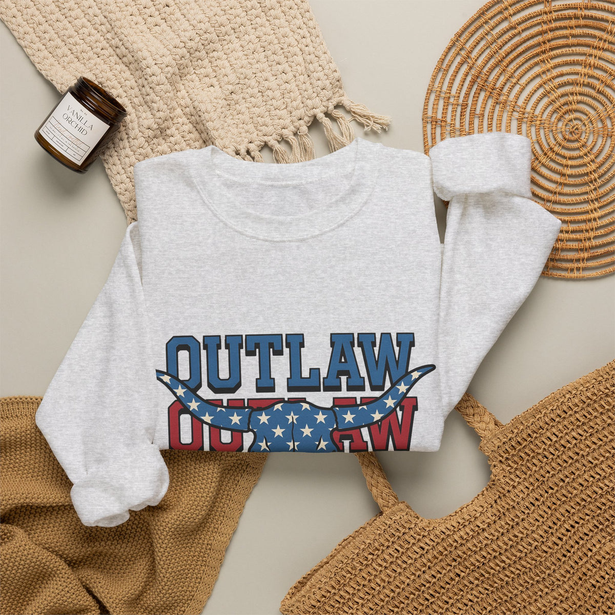 Steer Skull Sweatshirt America Ranch Gift Women Freedom Sweatshirt Cow Skull Sweatshirt American Enthusiast Western Graphic Heritage Star Patterns Sweatshirt