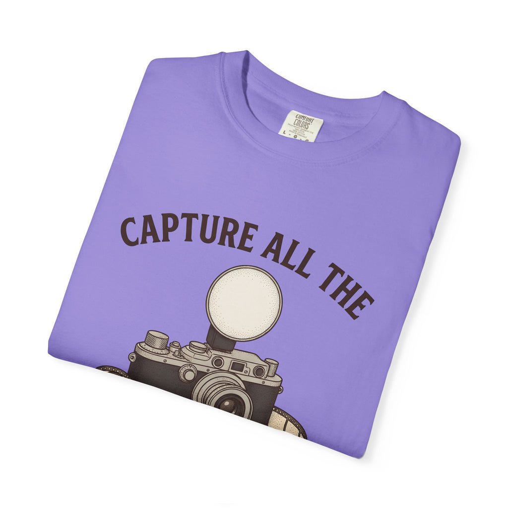 Analog Camera T-Shirt Photography Journey Gift Women Vintage T-Shirt Film Camera T-Shirt Photographer Enthusiast Retro T-Shirt Travel Graphic