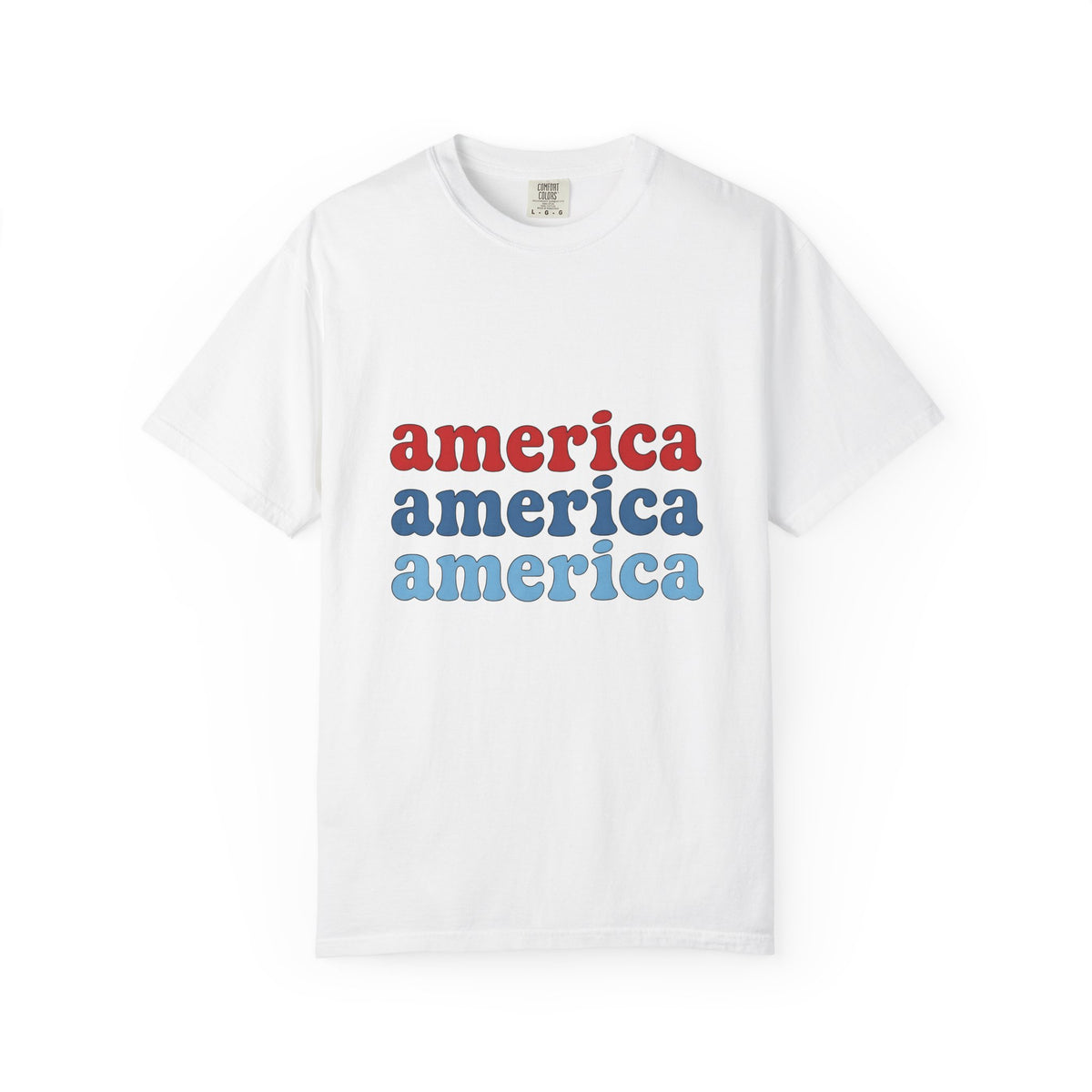 Patriotic Message T-Shirt America Event Gift Women Nostalgic T-Shirt Patriot T-Shirt American Enthusiast Vintage T-Shirt Festival Graphic Clean