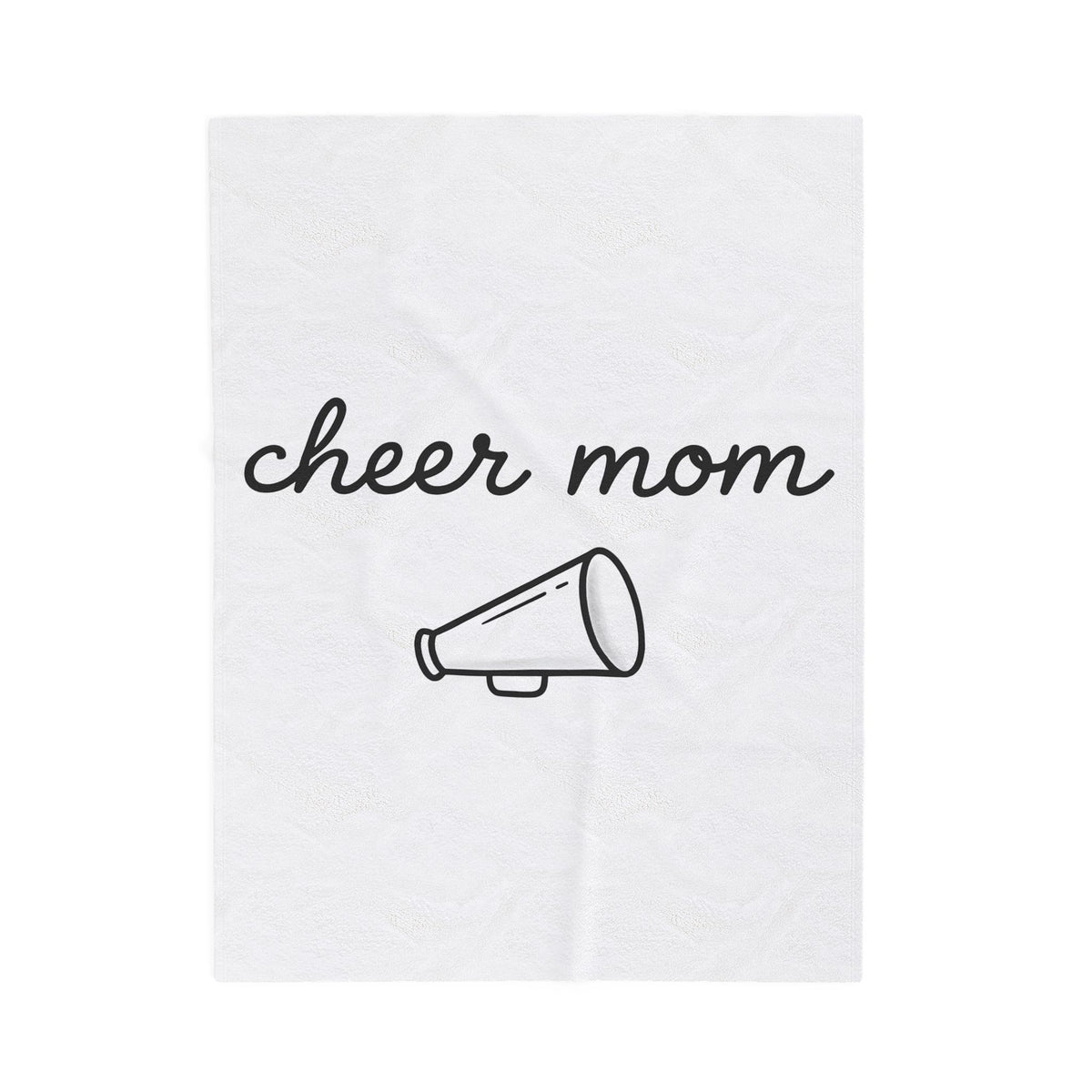 Loudspeaker Blanket Moms Spirit Squad Gift Women Basic Blanket Speaker Blanket Mother Enthusiast Loudspeaker Blanket Squad Graphic Sleek Cursive