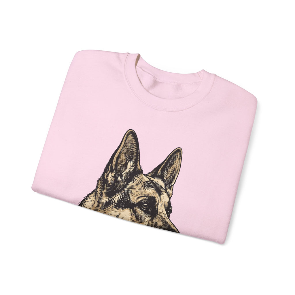 German Shepherd Sweatshirt Dog Pets Gift Women Hand Drawn Sweatshirt Alsatian Sweatshirt Dog Fan Illustrated Graphic Dog Design Vintage Animal Portrait