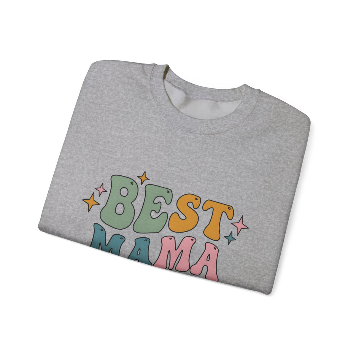 Funky Lettering Sweatshirt Moms Household Gift Women Vintage Sweatshirt Typography Sweatshirt Motherhood Fan Retro Sweatshirt Home Graphic Neon Sparkles Sweatshirt