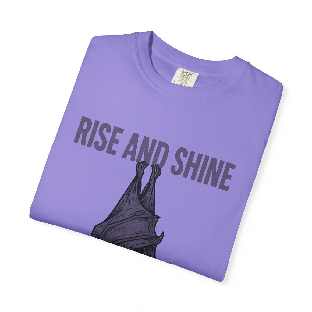 Bat T-Shirt Funny Gothic Gift Women Hand Drawn T-Shirt Flying Fox T-Shirt Comedy Fan Illustrated T-Shirt Dark Graphic Vintage Humor T-Shirt