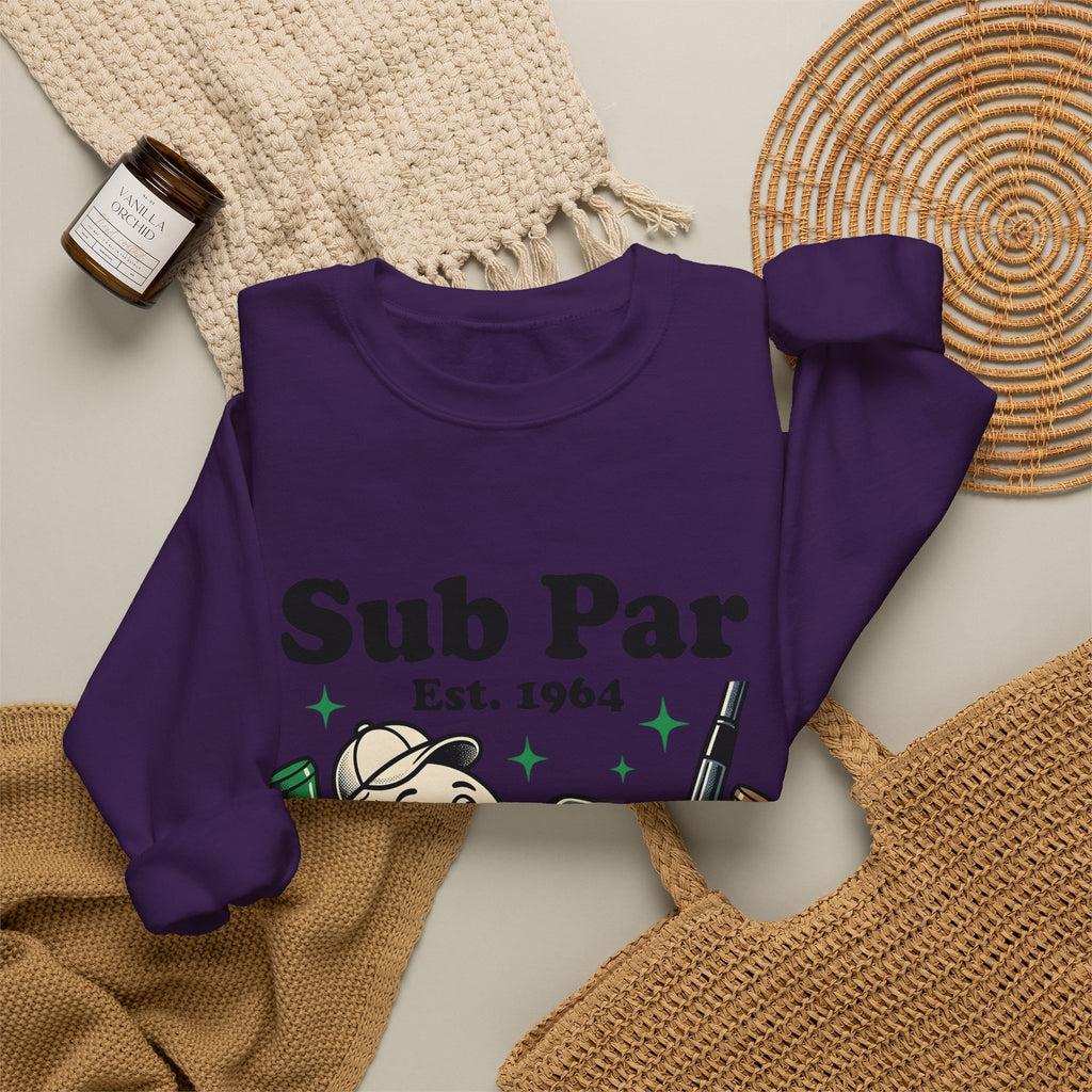 Golf Cartoon Sweatshirt Golf Humor Gift Women Vintage Sweatshirt Cartoon Character T-Sh