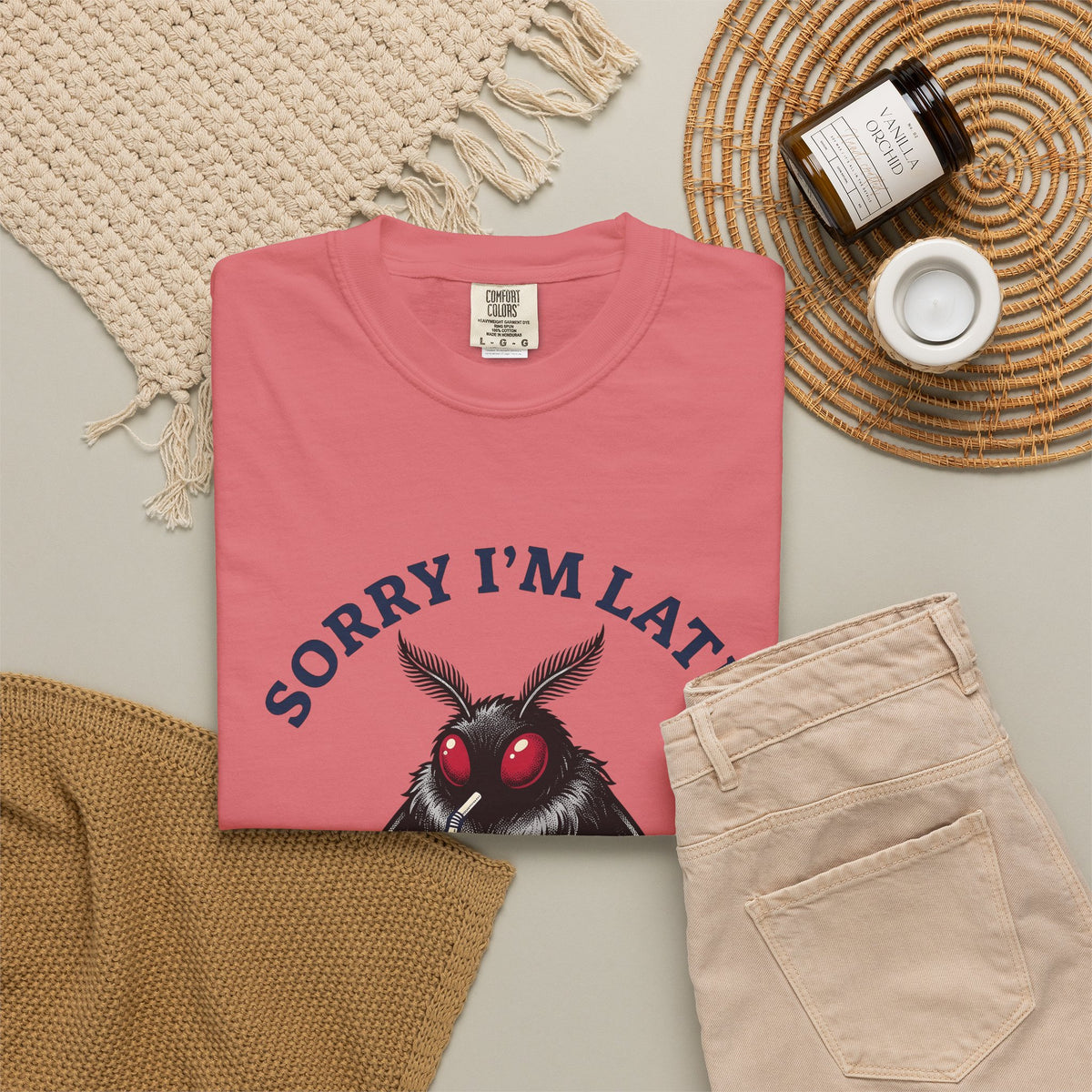 Moth Coffee T-Shirt Funny Insect Gift Women Tattoo T-Shirt Coffee T-Shirt Humor Fan Ink T-Shirt Bug Graphic Vintage Iced Drink T-Shirt