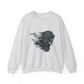 Skeleton Skull Sweatshirt Halloween Scary Gift Women Gothic Sweatshirt Skull Sweatshirt Horror Fan Dark Sweatshirt Fright Graphic Hand Drawn Ripped Cloak