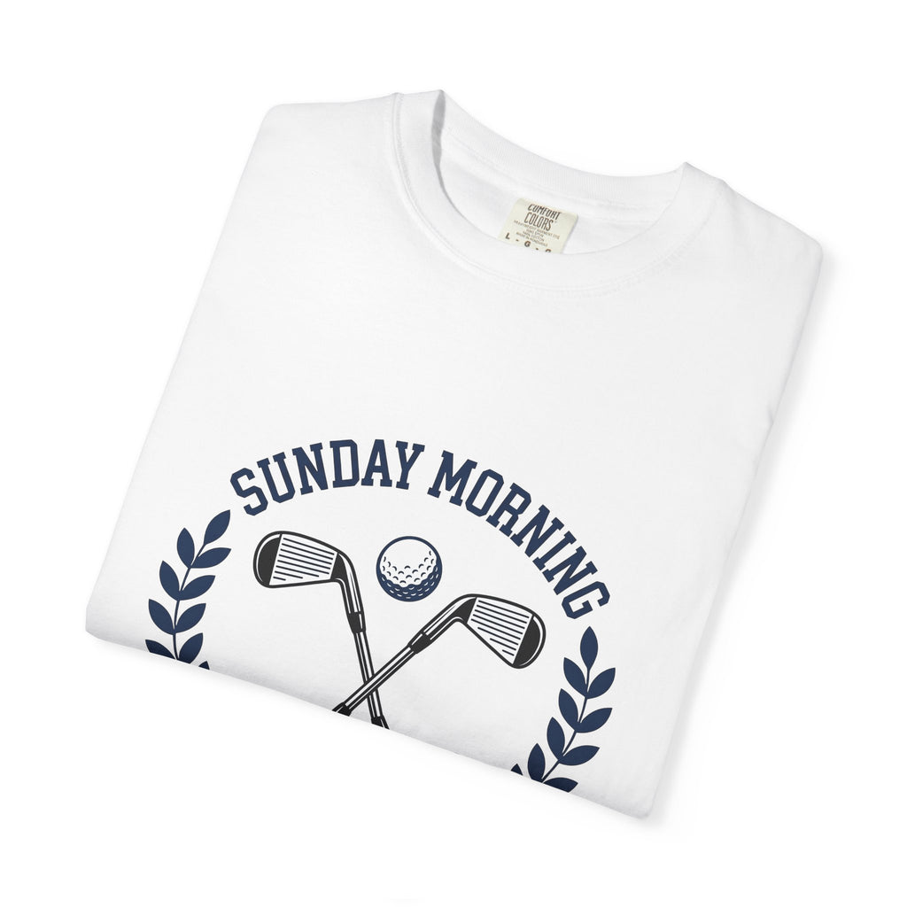Golf Clubs T-Shirt Golf Adventure Gift Women Sketch T-Shirt Golf Irons T-Shirt Golfer Enthusiast Drawing Graphic Explorer Cartoon Golf Ball T-Shirt