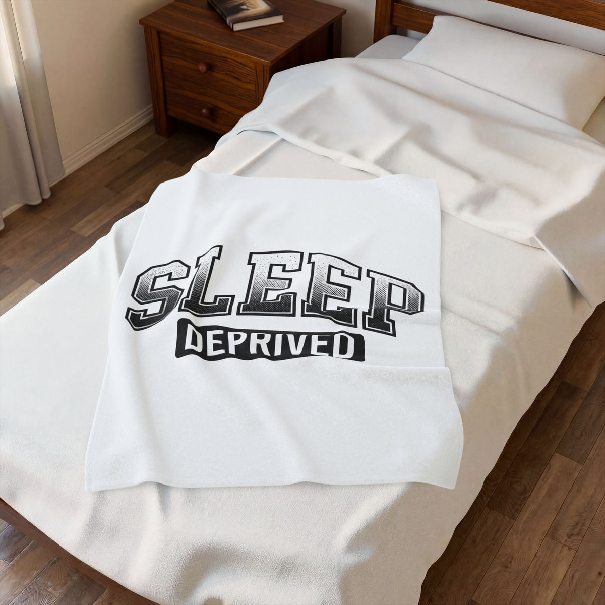 Varsity Lettering Blanket Moms Caregiver Gift Women Thick Blanket Letterman Blanket Motherhood Enthusiast Bold Blanket Nanny Graphic Throwback
