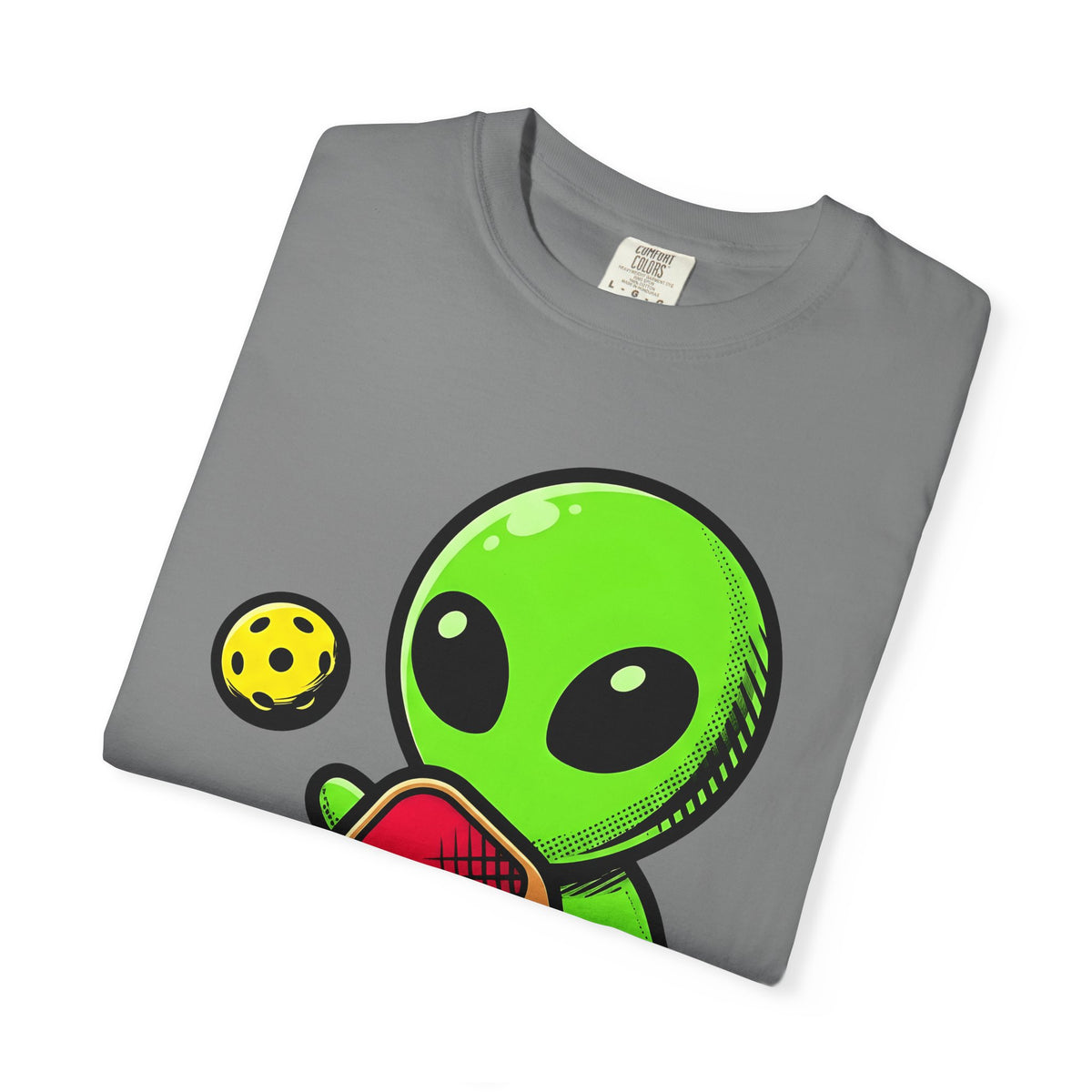 Alien Pickleball T-Shirt Pickleball Humor Gift Women Cute T-Shirt Alien Pickleball T-Shirt Pickleball Fan Kawaii T-Shirt Comedy Graphic Cartoon