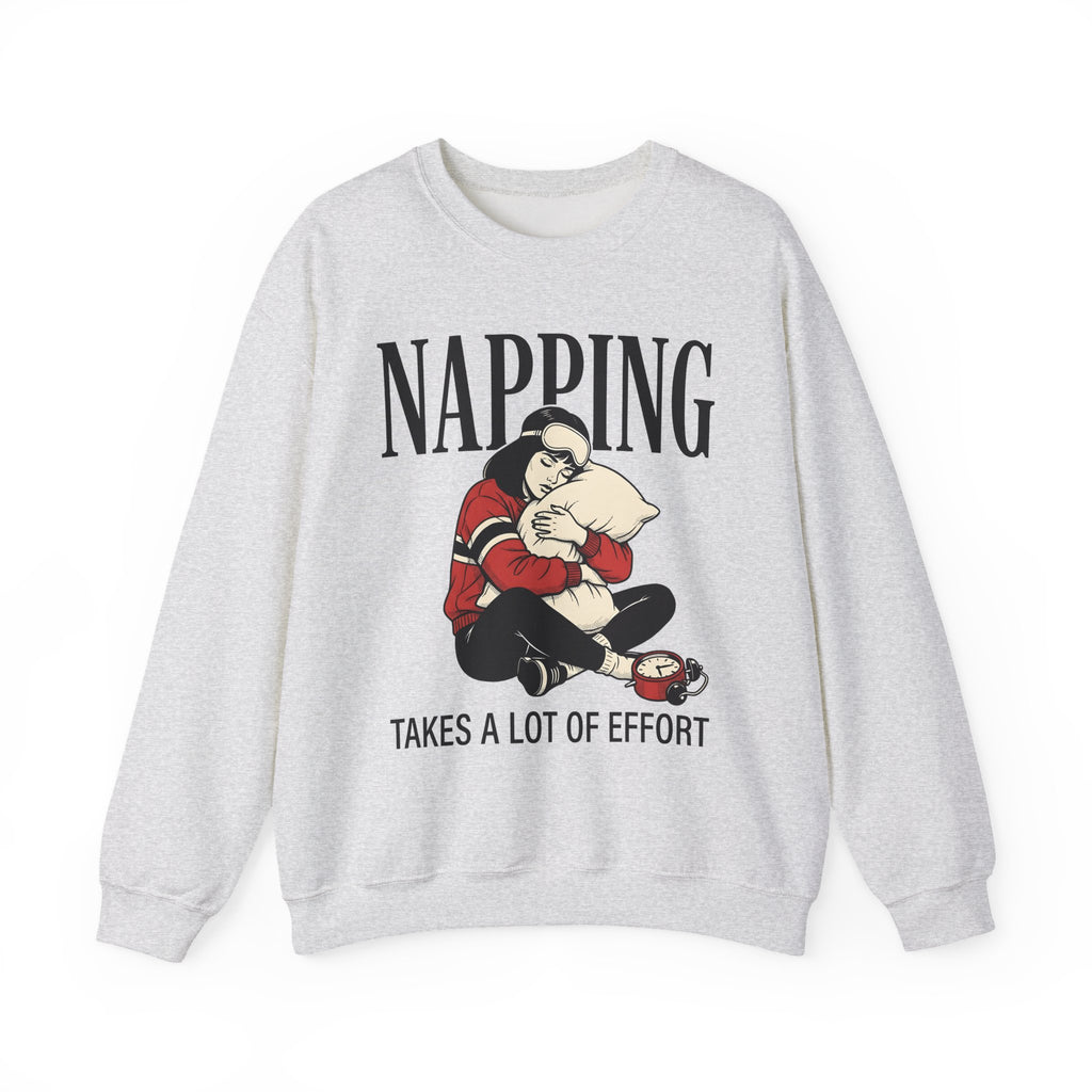 Girl Sweatshirt Sweatshirt Funny Sleep Gift Women Comic Sweatshirt Plushie Sweatshirt Humor Fan Cartoon Sweatshirt Slumber Graphic Retro Alarm Clock Sweatshirt
