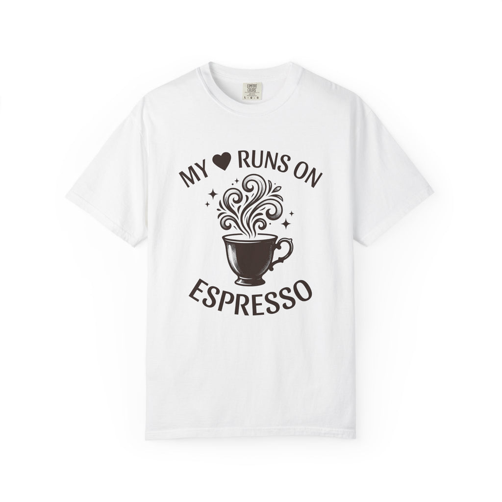 Coffee Cup T-Shirt Mom Latte Gift Women Hand Drawn T-Shirt T-Shirt T-Shirt Mother Fan Coffee T-Shirt T-Shirt Cappuccino Graphic Clean Curls T-Shirt