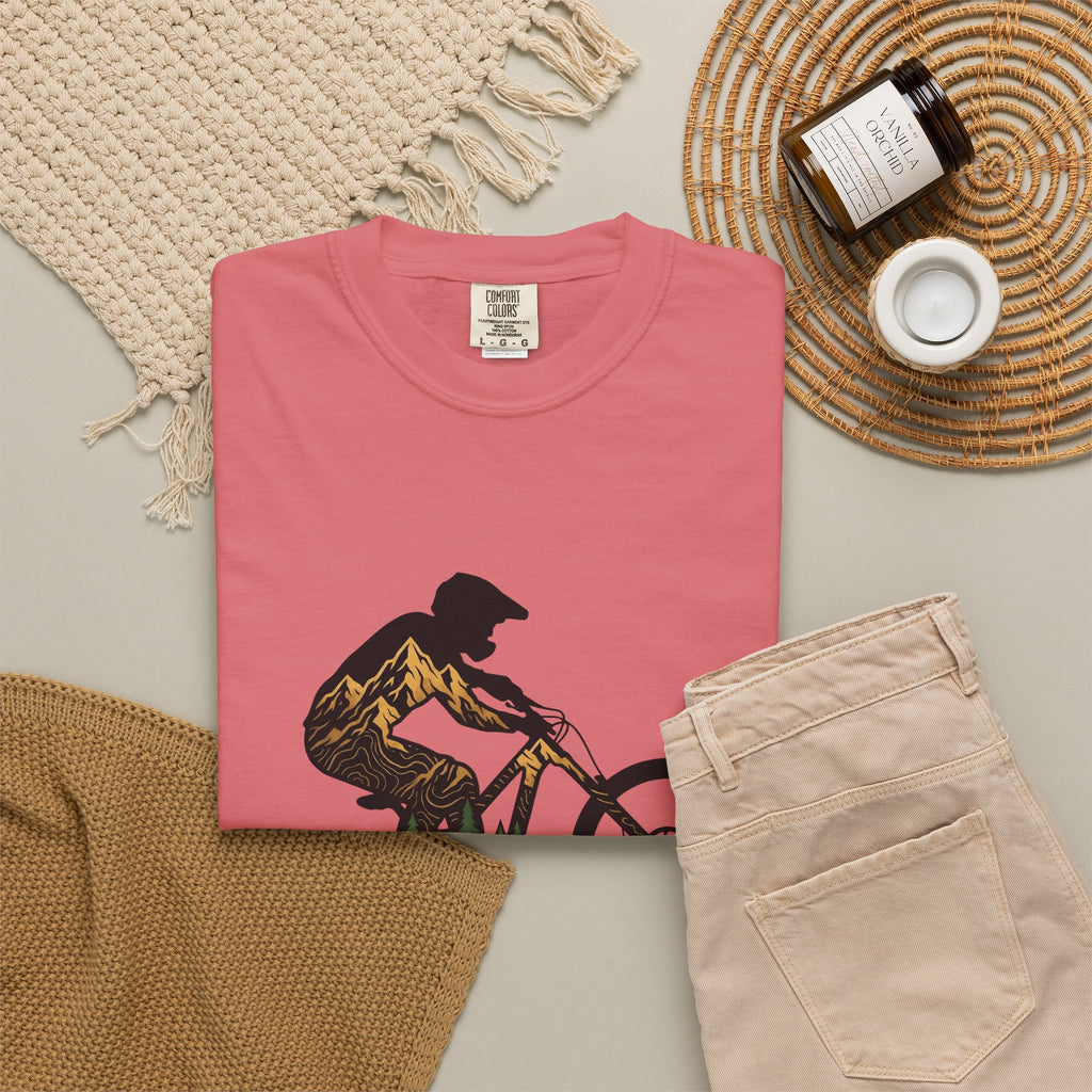 Bike Rider T-Shirt Sports & Activities Camping Gift Women Exploration T-Shirt Cyclist T-Shirt Athlete Enthusiast Abstract T-Shirt Outdoor Graphic