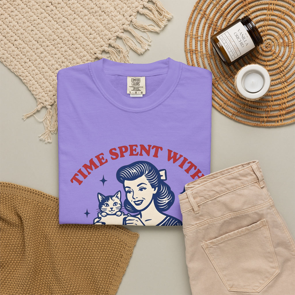 Female Pet Coffee T-Shirt Cat Cappuccino Gift Women Boho T-Shirt Pet Coffee T-Shirt Cat Fan Bohemian T-Shirt Coffee Graphic Cabin Glimmers T-Shirt