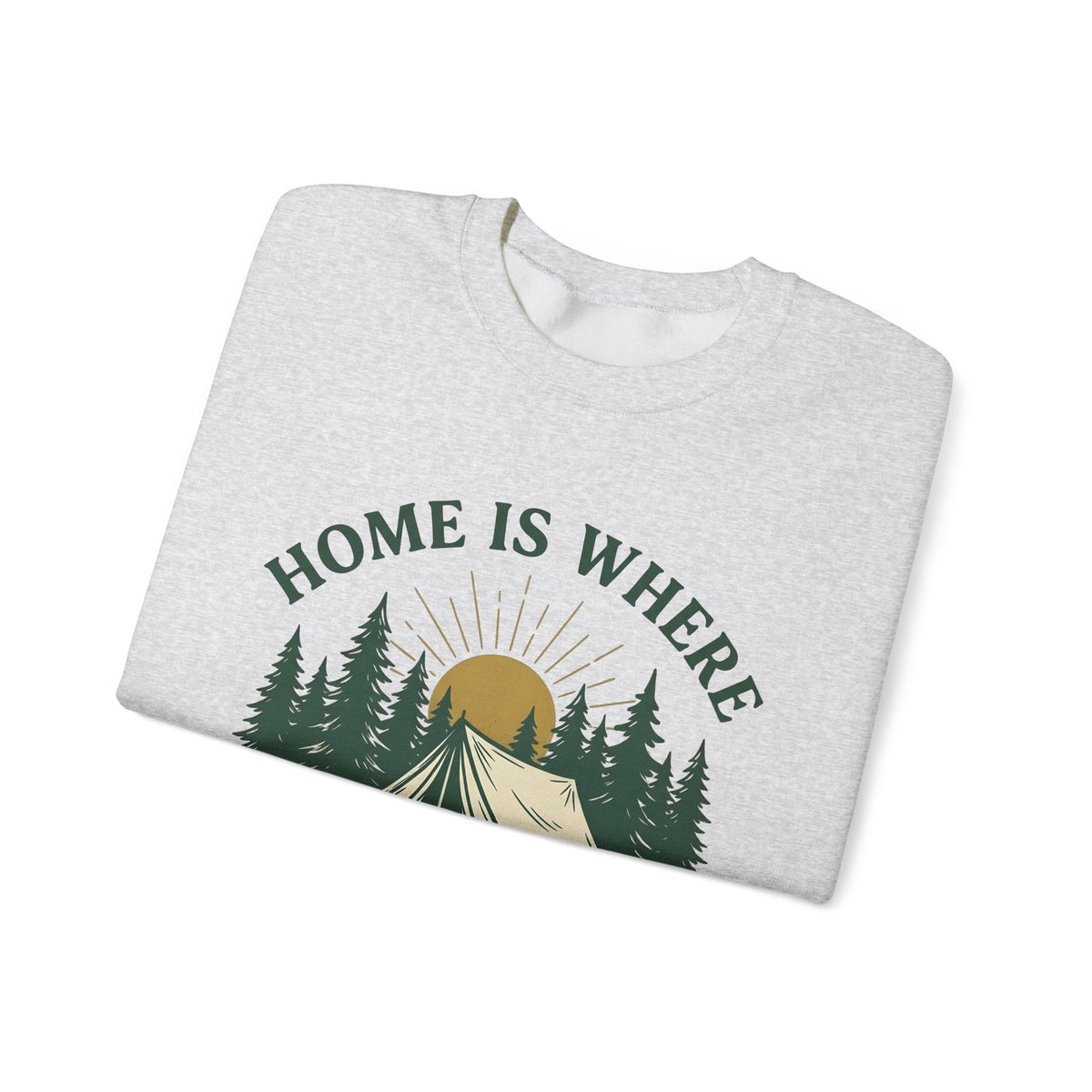 Outdoor Tent Sweatshirt Camping Adventure Gift Women Farmhouse Sweatshirt Canopy Sweatshirt Camper Enthusiast Rustic Sweatshirt Exploration Graphic Old School