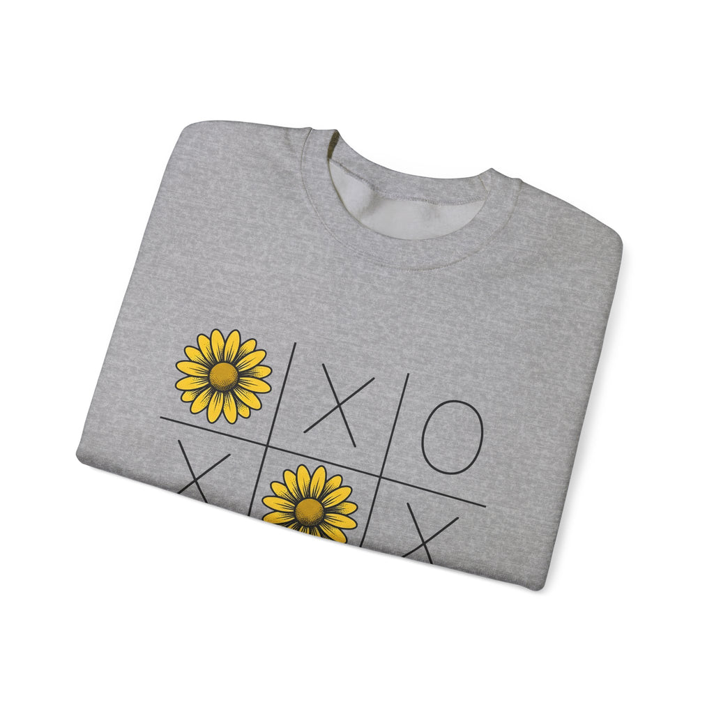 Sunflower Game Sweatshirt St. Valentine's Day Bouquet Gift Women Cartoon Sweatshirt Sunflower Sweatshirt Valentine Fan Comic Sweatshirt Floral Graphic Modern