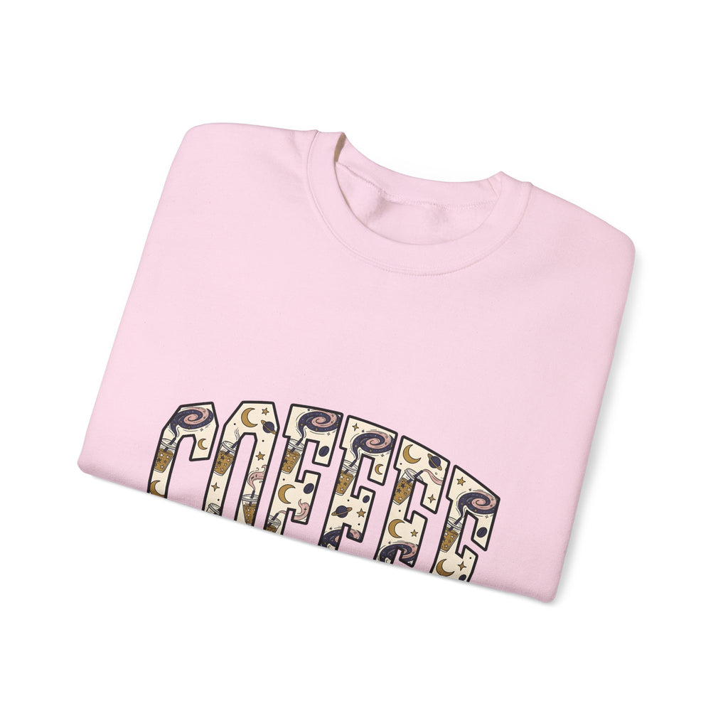 Coffee Sweatshirt Design Sweatshirt Coffee Astrology Gift Women Cartoon Sweatshirt Sweatshirt Sweatshirt Coffee Fan Toon Sweatshirt Zodiac Graphic Vintage Sparkles Sweatshirt
