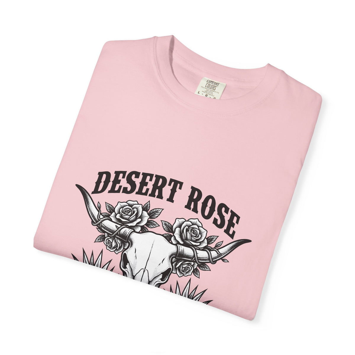 Longhorn Skull Bloom T-Shirt Cowgirl Gypsy Gift Women Ranch T-Shirt Skull T-Shirt Cowboy Fan Western T-Shirt Bohemian Graphic Old School Prickly
