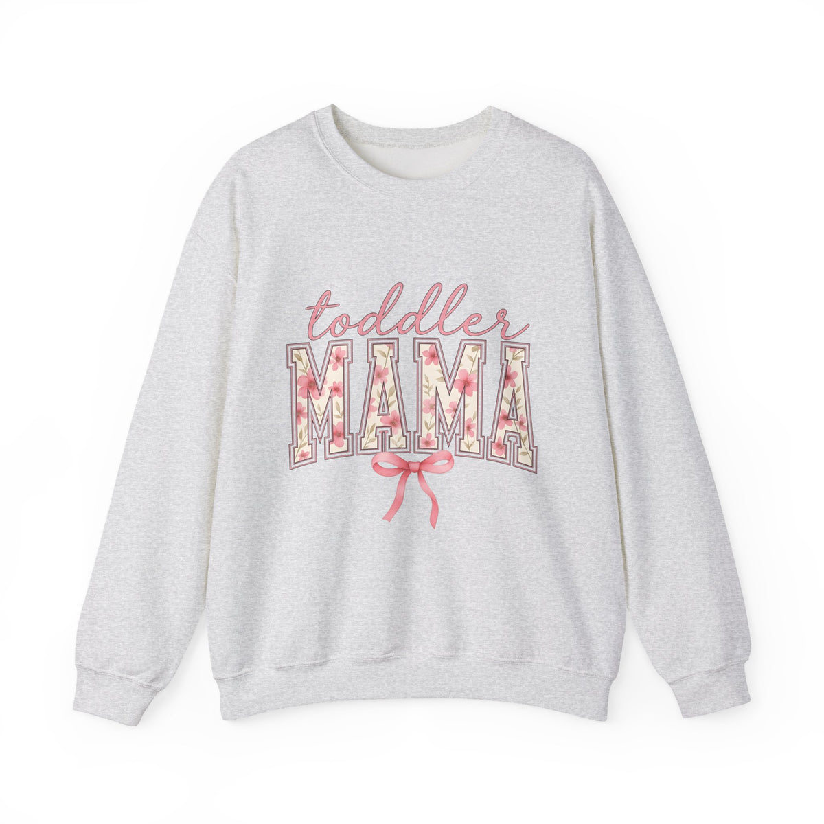 Blossom Letters Sweatshirt Moms Bouquet Gift Women Elegant Sweatshirt Alphabet Typography Sweatshirt Motherhood Fan Artistic Sweatshirt Floral Graphic Classic