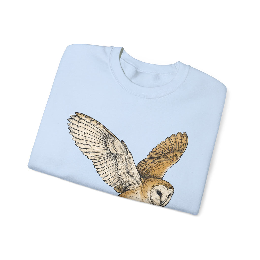 Barn Owl Sweatshirt Christmas Pets Gift Women Cartoon Sweatshirt Owl Sweatshirt Xmas Fan Owl Sweatshirt Animal Graphic Classic Globe Lights Sweatshirt