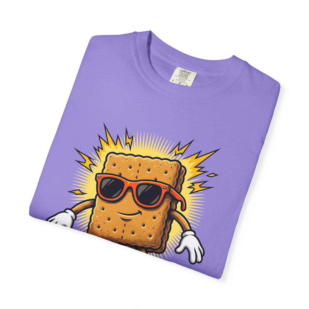 Dessert Cookie Mascot T-Shirt Sports & Activities Extreme Sport Gift Women Funny T-Shirt Cookie Mascot T-Shirt Athlete Fan Humorous T-Shirt Action