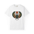 Beetle Bug T-Shirt Boho Chic Chakra Gift Women Minimalist T-Shirt Scarab T-Shirt Bohemian Enthusiast Simple T-Shirt Energy Graphic Hand Drawn Sun