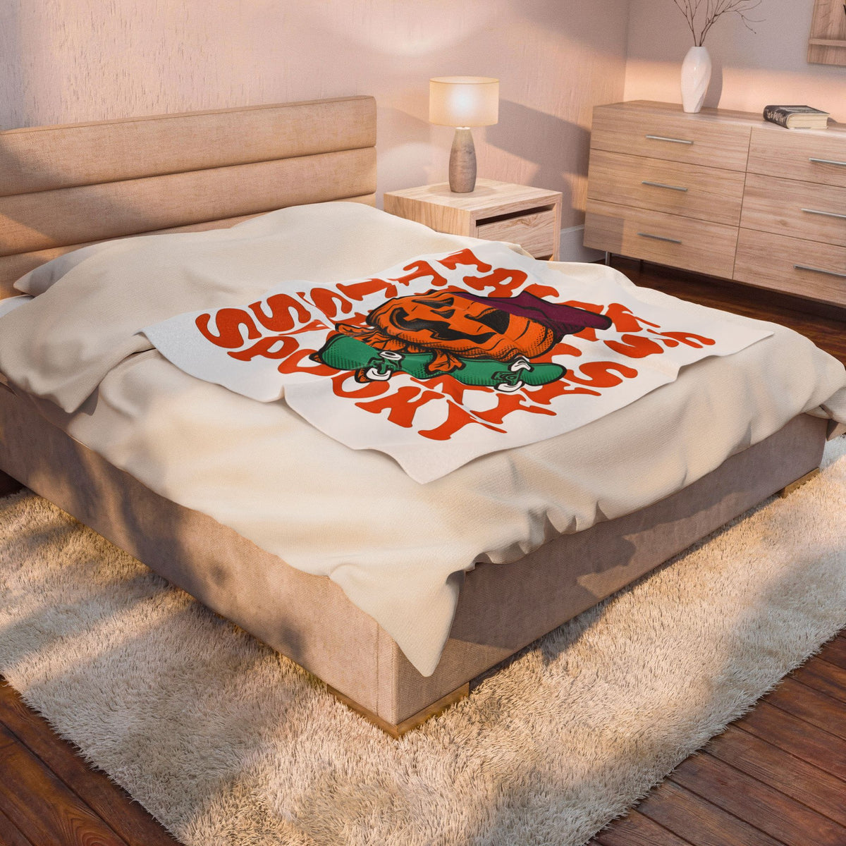 Halloween Pumpkin Halloween Sports Gear Gift Caricature Gourd Halloween Fan Cartoon Athletic Blanket
