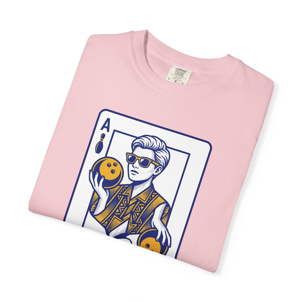 Bowling Pin Card T-Shirt Sports & Activities Recreation Gift Women Minimalist T-Shirt Bowling Scorecard T-Shirt Athlete Fan Simple T-Shirt Leisure