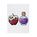 Deadly Fruit Elixir Blanket Halloween Halloween Gift Women Cartoon Blanket Poison Drink Blanket Halloween Fan Comic Blanket Spooky Graphic Hand