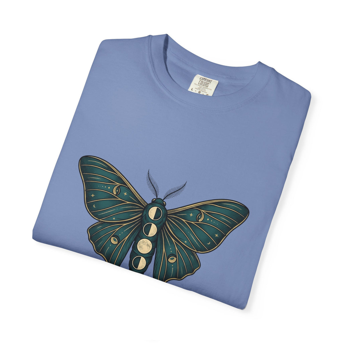Luna Butterfly T-Shirt Boho Chic Astrology Gift Women Mystical T-Shirt Butterfly T-Shirt Bohemian Enthusiast Magical T-Shirt Zodiac Graphic Retro