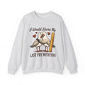 Seagull Couple Sweatshirt St. Valentine's Day Humor Gift Women Vintage Sweatshirt Gull Sweatshirt Valentine Fan Retro Sweatshirt Funny Graphic Hand Drawn