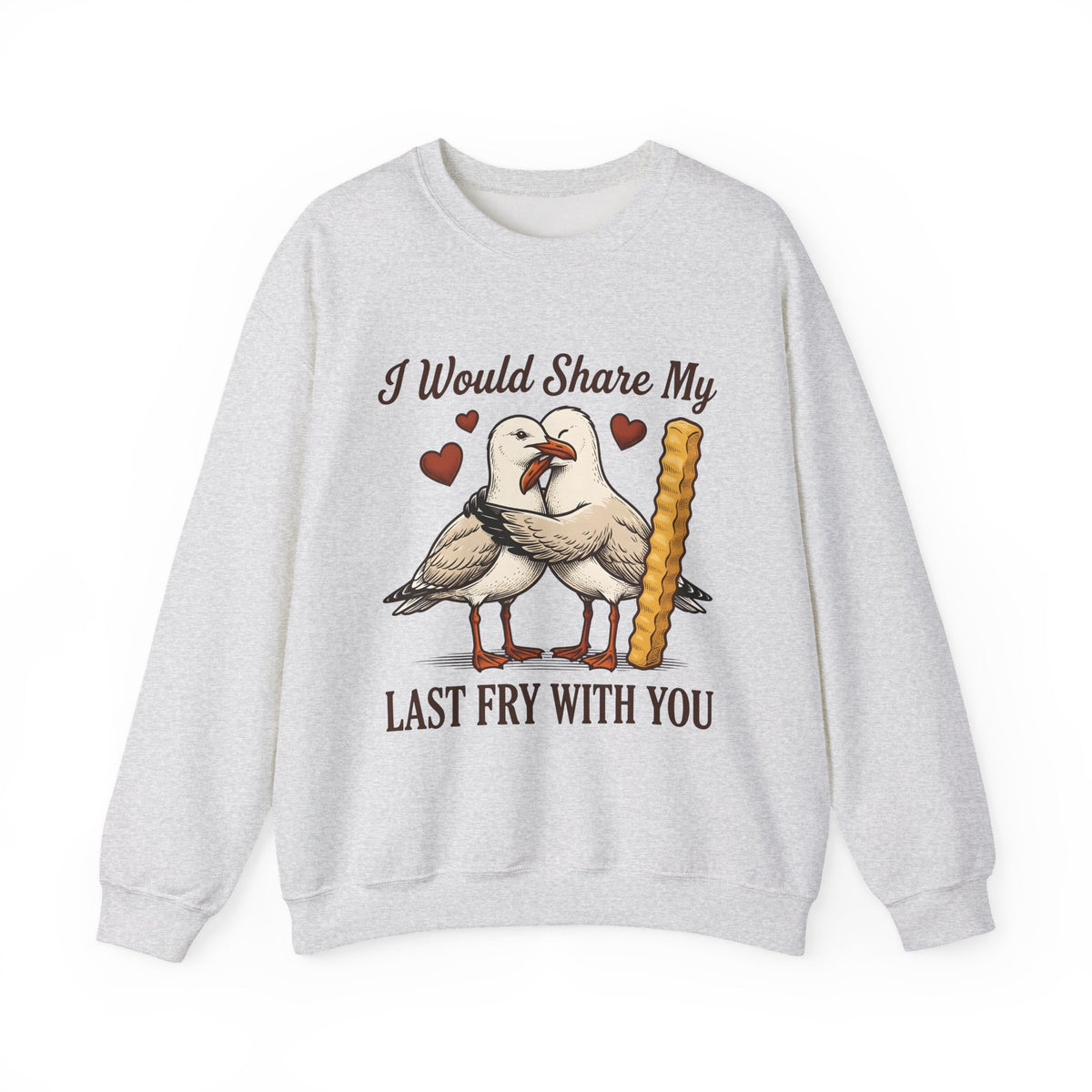 Seagull Couple Sweatshirt St. Valentine's Day Humor Gift Women Vintage Sweatshirt Gull Sweatshirt Valentine Fan Retro Sweatshirt Funny Graphic Hand Drawn