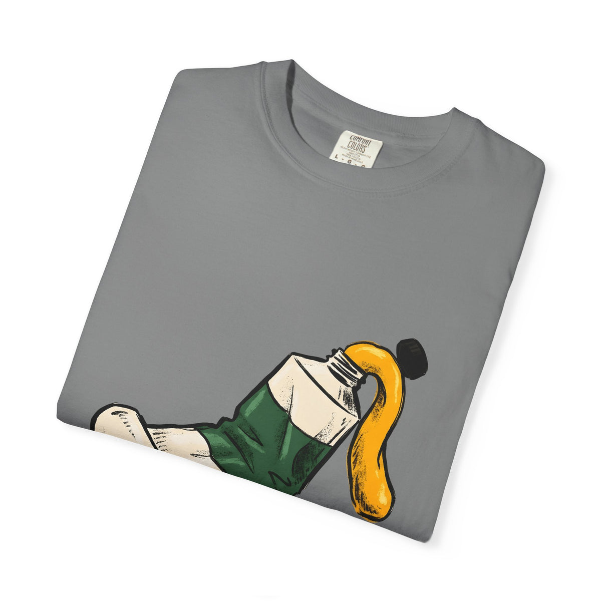 Paint Tube T-Shirt Art Canvas Gift Women Cartoon T-Shirt Paint Tube T-Shirt Artist Fan Artistic T-Shirt Canvas Graphic Line Art Paint Splash T-Shirt