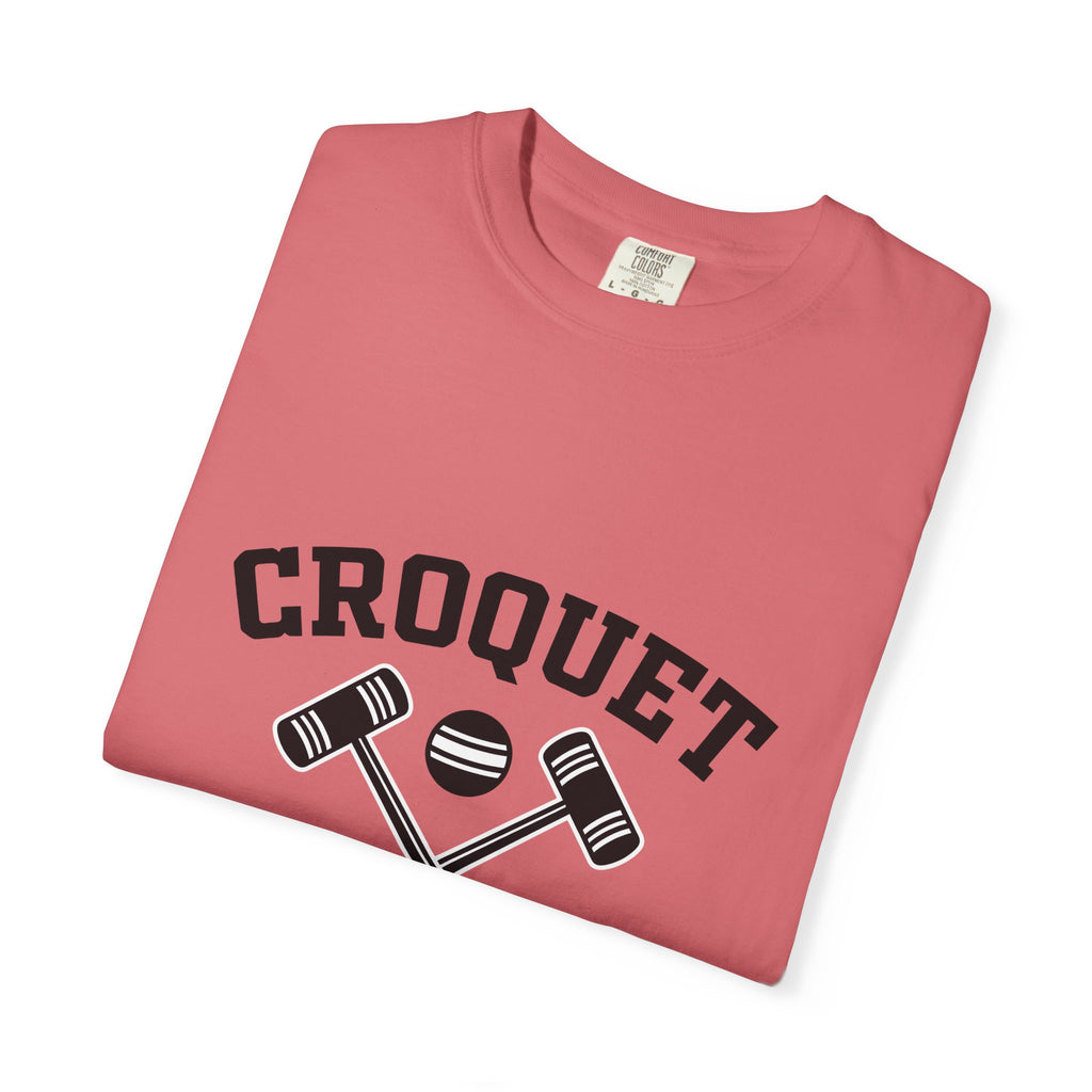 Croquet Mallets Croquet Game Gift Bold Mallet Croquet Fan Bold Sport Vintage Ball T-Shirt